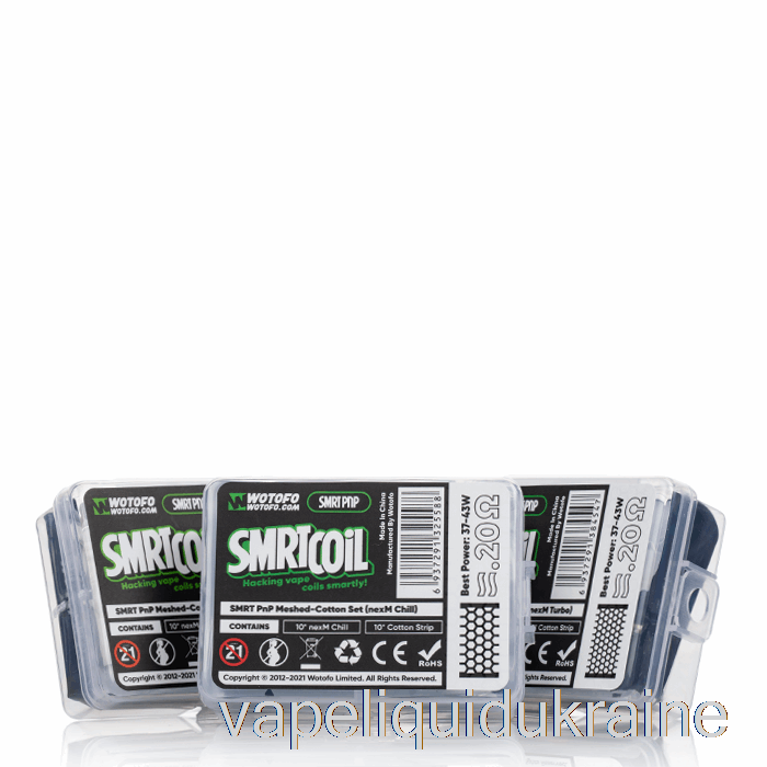 Vape Liquid Ukraine Wotofo SMRT Cotton Set [COTTON SET] 0.6ohm RPM Mesh